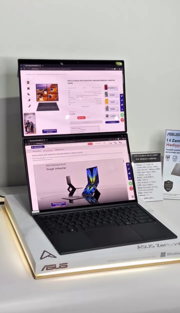 đź’»Asus ZenBook Duo UX8407 - Gambar 3